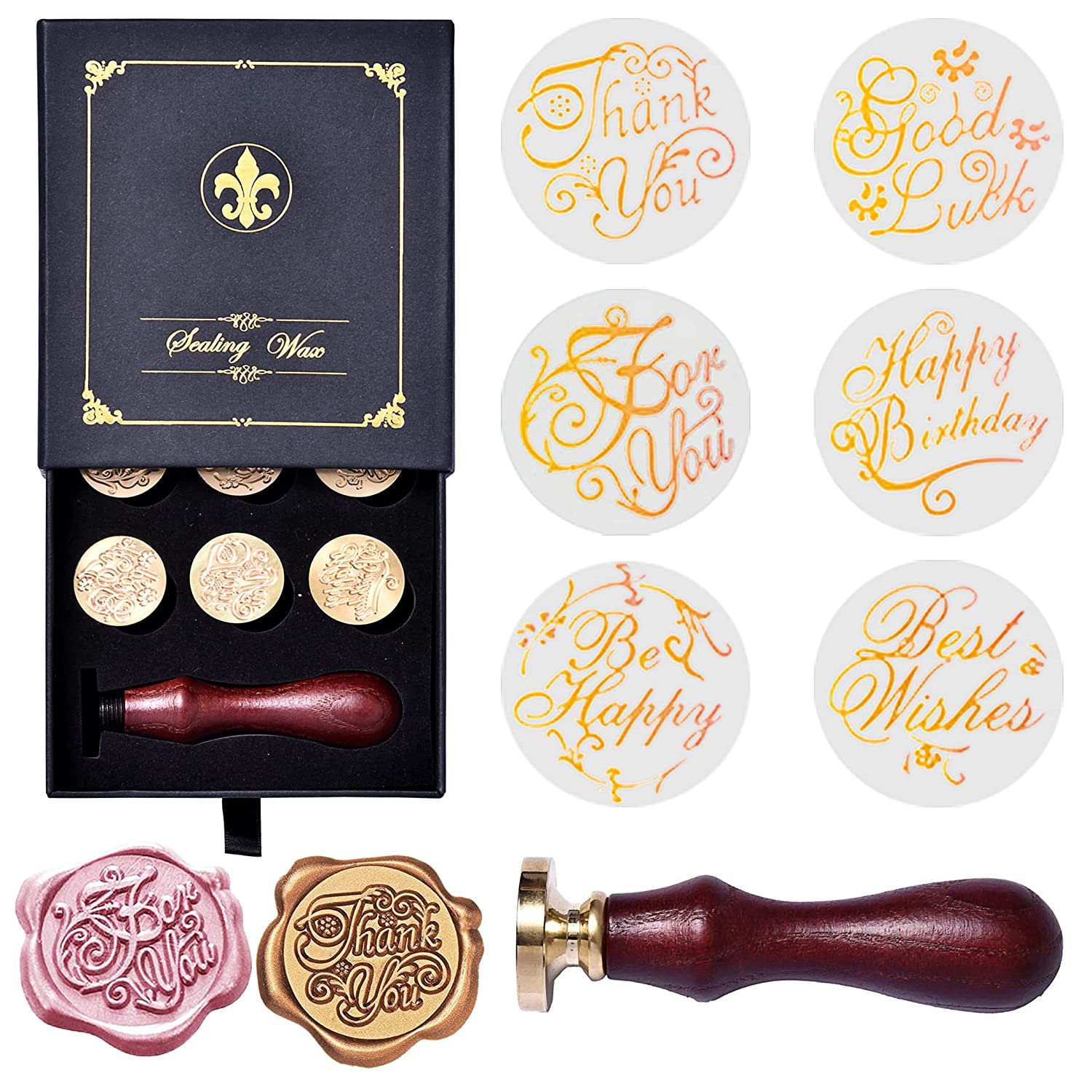 This Custom Wax Seal Stamp Kit Is About to Take Your Thank You Cards to the  Next Level